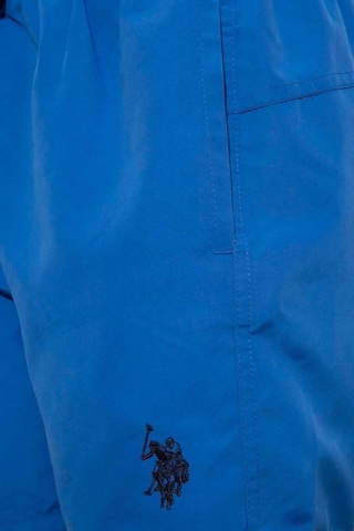 U.S. Polo Assn. Erkek Saks Mavi Orta Boy Deniz Şortu 21000 Saks Mavi