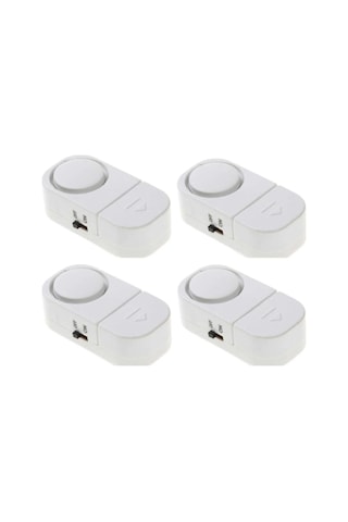 4 Adet Güvenlik Tedbiri Için Kablosuz Kapı-pencere Alarmı 90db