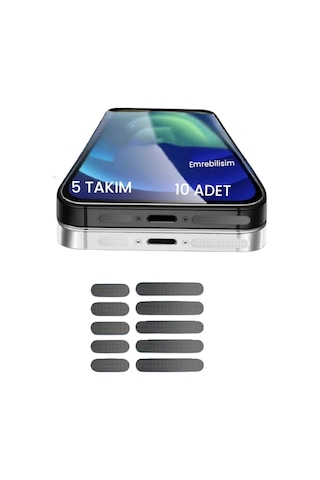 Emr/ 10 Adet Cep Telefonu Hoparlör'ü I Çin Toz Önleyici & Sticker, Apple Hoparlör Koruyucu Sticker