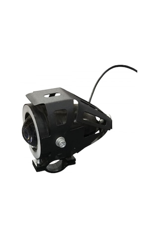 Motosiklet Sis Farı 1adet U7 3 Mod Uzun-kısa-çakar 7 Renk Angel