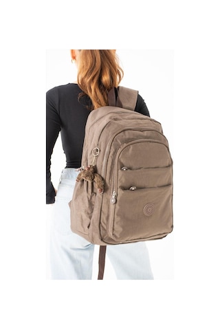 Baginn Klinkır Kadın Sırt Çantası Çok Cepli Hafif Kumaş Okul Çantası Spor Seyahat Çantası Çok Cepli Hafif Bayan Çanta 001