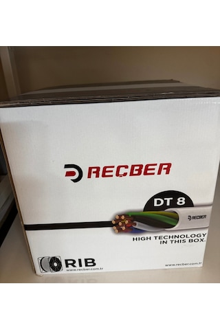 Reçber Dt 8 Diafon Kablosu 305 Metre Beyaz