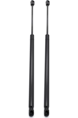 Mufunye Renault Scenic Mk2 2003-2009 Arka Kapı Gazlı Yayları 2 Adet 8200377199 - Paslanmaz Çelik, Siyah