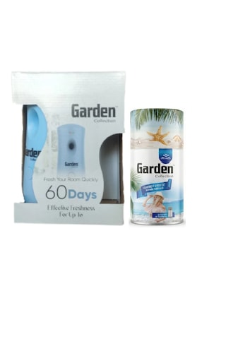 Garden Oda Kokusu Hava Temizleyici Otomatik Makine+ Okyanus Yaz Esintisi Meltemi Oda Spreyi 260 Ml Bahar Esintisi