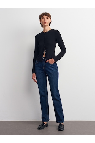 Dilvin 72049 Comfort Likra Stright Pantolon-lacivert Lacivert