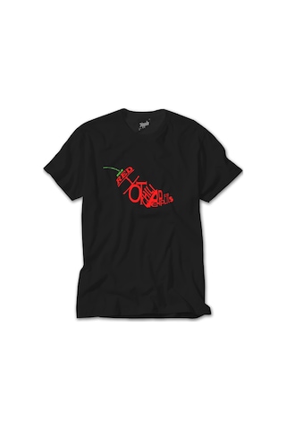 Red Hot Chili Peppers Siyah Tişört Siyah