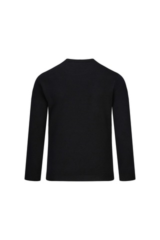 Hatemoğlu Siyah Regular Fit Yarım Balıkçı Yaka Kazak 2982368 Siyah