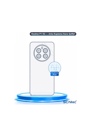 Schitec Realme P1 5g Uyumlu Arka Yüzey Hidrojel Koruyucu Film 78475659