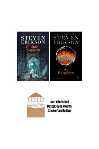 Ölühane Kapıları Malazan Yitikler Kitabı 2 + Ay Bahçeleri Malazan Yitikler Kitabı 1 Ciltli