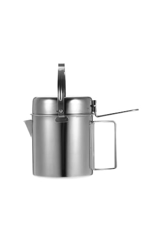 Yaozixa Dışarıda Kullanım İçin Paslanmaz Çelik Kamp Çaydanlığı - Döküm Çıkışı, Kapak Ve Katlanabilir Kolu İle Dayanıklı Tasarım Çok Renkli