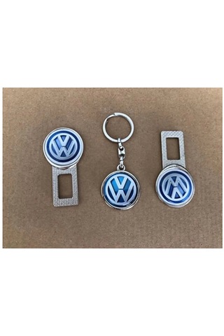 Volkswagen Uyumlu Ses Susturucu Metal Toka 1 Çift Ve 1 Adet Anaht