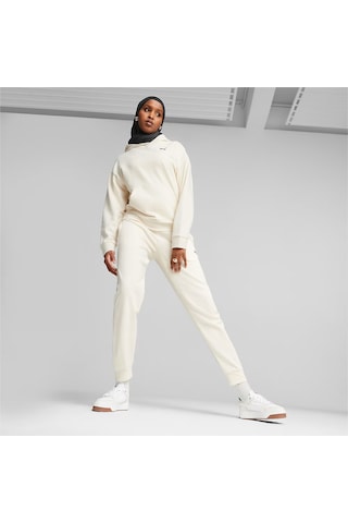 Puma Better Essentials Hoodie Kadın Sweatshirt 67598899 Ekru
