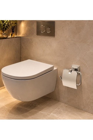 Angled Wc Kapaklı Kağıtlık Acar Zr5900 000 Açık Krem