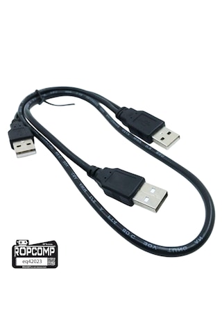 Ropcomp Harici Hdd Power Data Kablosu Usb Y