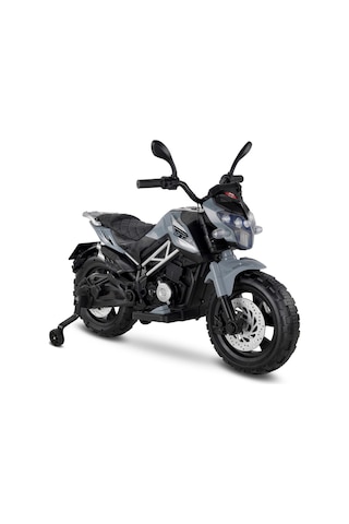 Motocross Cross Akülü Motor Akülü Araba Yeni Seri Babyhope 447 12v Gri