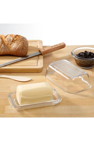 Ikea Grynsopp Cam Tereyağlık 500 Ml 17 X 10 X 6 Cm Şeffaf