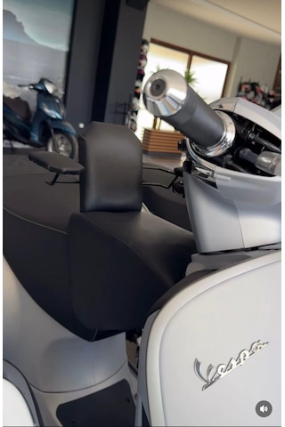 Vespa Gts Motosiklet Çocuk Koltuğu, Emniyet Kemerli, Hediyeli