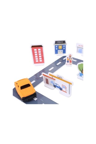 My City Otoyol Eğitici Puzzle Seti - 75 Parça