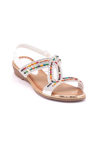 Guja 122-4 Kadın Sandalet Guj-y5-122-4010 Beyaz