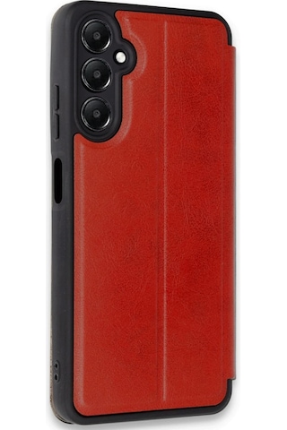Cosmotex Newface Samsung Galaxy Uyumlu A35 5g Kılıf Flip Cover - Kırmızı