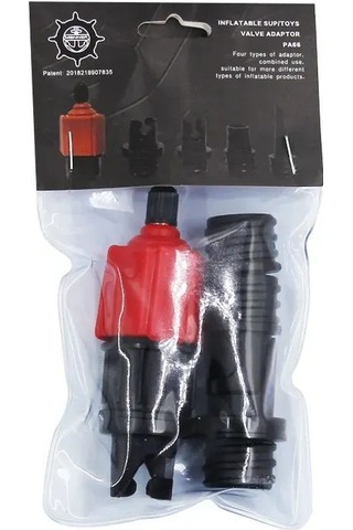 Springsun Tekneler, Kayaklar Ve Sup'lar İçin Evrensel Hızlı Şişirme Valfi Adaptörü - Araç Hava Pompa İle Uyumlu Metal Ve Plastik Yapı