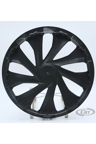 Jant Kapağı Siyah-gri Kırılmaz 15" Universal Model Amblem Hediyeli 1 Adet