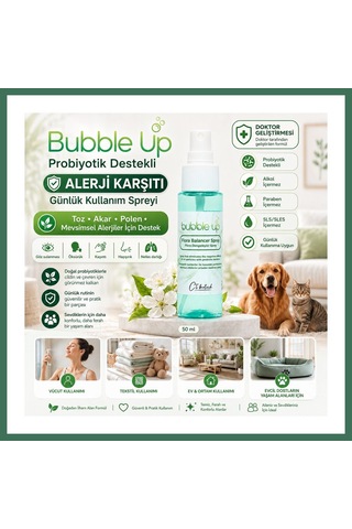 En-cag Bubble Up Probiyotik Destekli Alerji Karşıtı Araç İçi Sprey 50 Ml Bss Standart