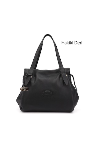Gönderi R Kadıın Siyah Floter Hakiki Deri El Ve Omuz Çantası Ddzw002b6537 Siyah