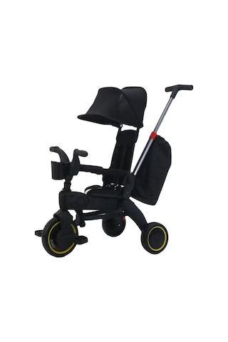 Maxi Taxi Trike Plus F3 Ebeveyn Kontrollü Katlanır Bisiklet Gri