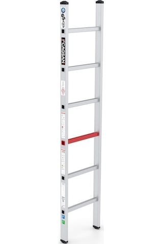 Çağsan T6020 6 Basamaklı Mono Tek Parçalı Alüminyum Merdiven