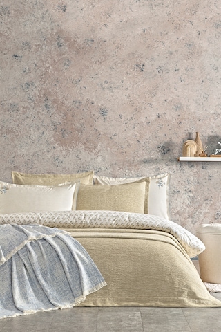 Puffy Erin Çift Kişilik Eternal Çeyiz Seti - Defne Yeşil