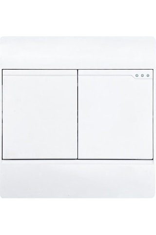 Skycity Akıllı Ev Wifi+bluetooth Kontrolcü, Uygulama Ve Ses İle Kumanda Edilebilir, 2.4g Kablosuz, İki Kanallı Beyaz