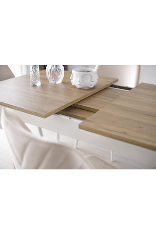 Çakıl Mdf Yemek Masa 6lı Sandalye Takımı 90x145cm 001