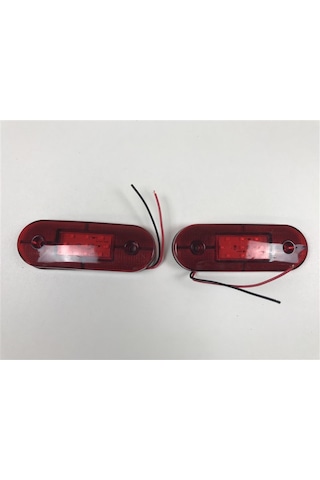 Replax Kırmızı Kasa Lamba 12V Sallamalı 6 Ledli Dorse Lambası Tas12Vkd