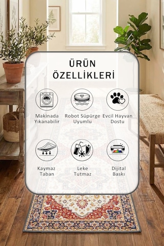 P-4 Yıkanabilir Yolluk Bej
