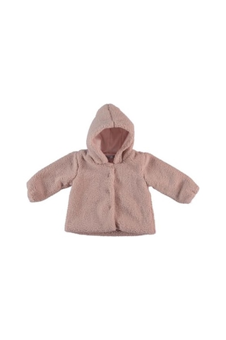 Dear Enika Monaroza Kız Bebek Peluş Pembe Bebek Mont 22-533 001