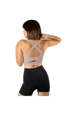 Terapi Men Taş Sırt Detaylı Fitted/vücuda Oturan Kare Yaka Spor Bluz Taş