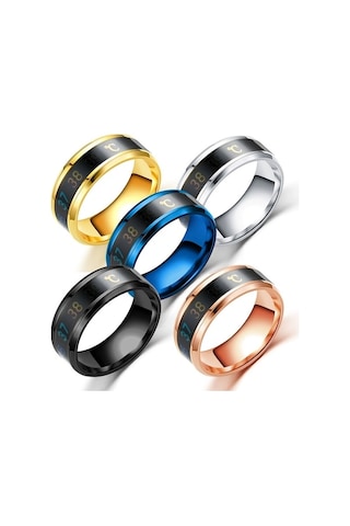 Fastbuy Akıllı Sıcaklık Bilezik - Kişiselleştirilmiş Çift Bilezik, 12 Yellow Çok Renkli, Süper Hediye Çok Renkli