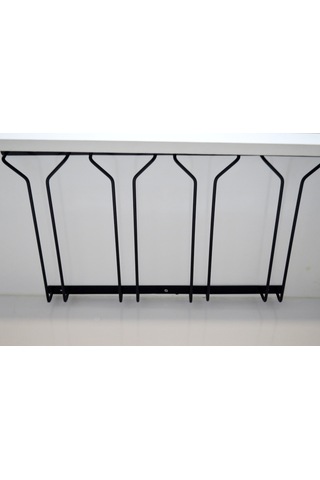 Siyah 4 Bölmeli V Bardaklık Kadehlik