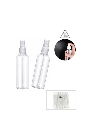 Büro Ev Ofis Hediyesi İçin 100ml Şeffaf Plastik Boş Sprey Şişesi Diğer