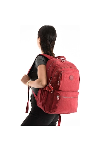 571 Collections Çanta Ultra Hafif Sırt Çantası Okul Seyahat Unisex Kırmızı