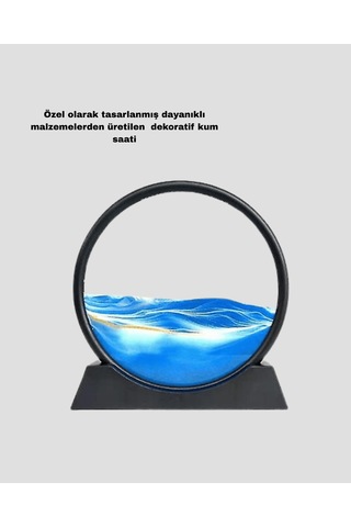 Dekoratif Kum Saati, Şeffaf, Dayanıklı, Minimalist Stil