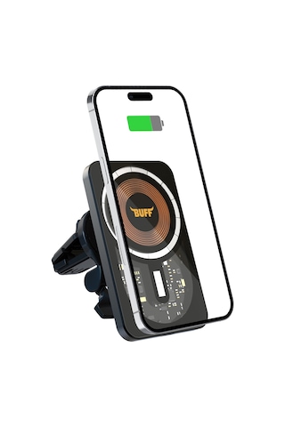 Buff Bl38 15w Magsafe Uyumlu Araç İçi Wireless Şarj Cihazı