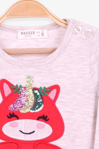 Breeze Kız Çocuk Elbise Pullu Nakışlı Kedicik 1-4 Yaş, Bej Melanj-bej Melanj Bej Melanj