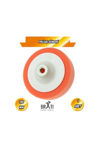 Pasta Polisaj Süngeri M-14 Bağlantılı Oto Araba Parlatma Pedi Sünger Araba Parlatıcı 150mm