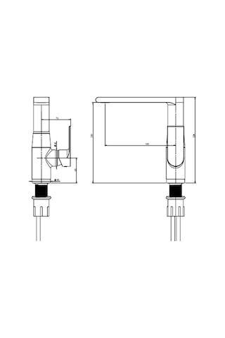 Bocchi Smart 1012-0090-AB Eviye Bataryası Antik Siyah