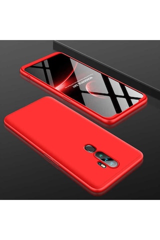 Oppo A5 2020 Kılıf Zore Ays Kapak Kırmızı