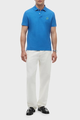 Tommy Hilfiger Logolu % 100 Pamuk Düğmeli Polo Yaka T Shirt Erkek Polo Yaka T Shirt Mw0mw43046 C4u Mavi