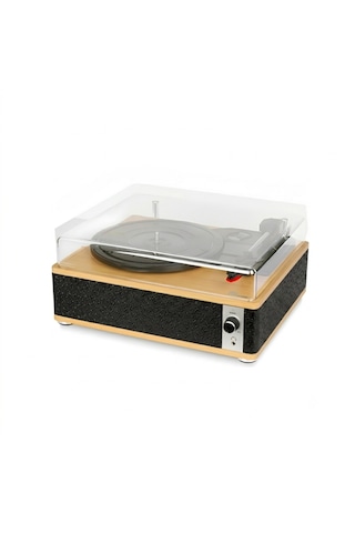 Fomix Fm-109 Pikap Plak Çalar Hoparlör Ve Bluetooth Kitli Siyah 1 Adet