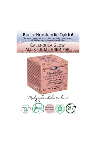 Kuatra Calendula Glow Nemlendirici Işıltı Veren Balm Aydınlatıcı 7 ML